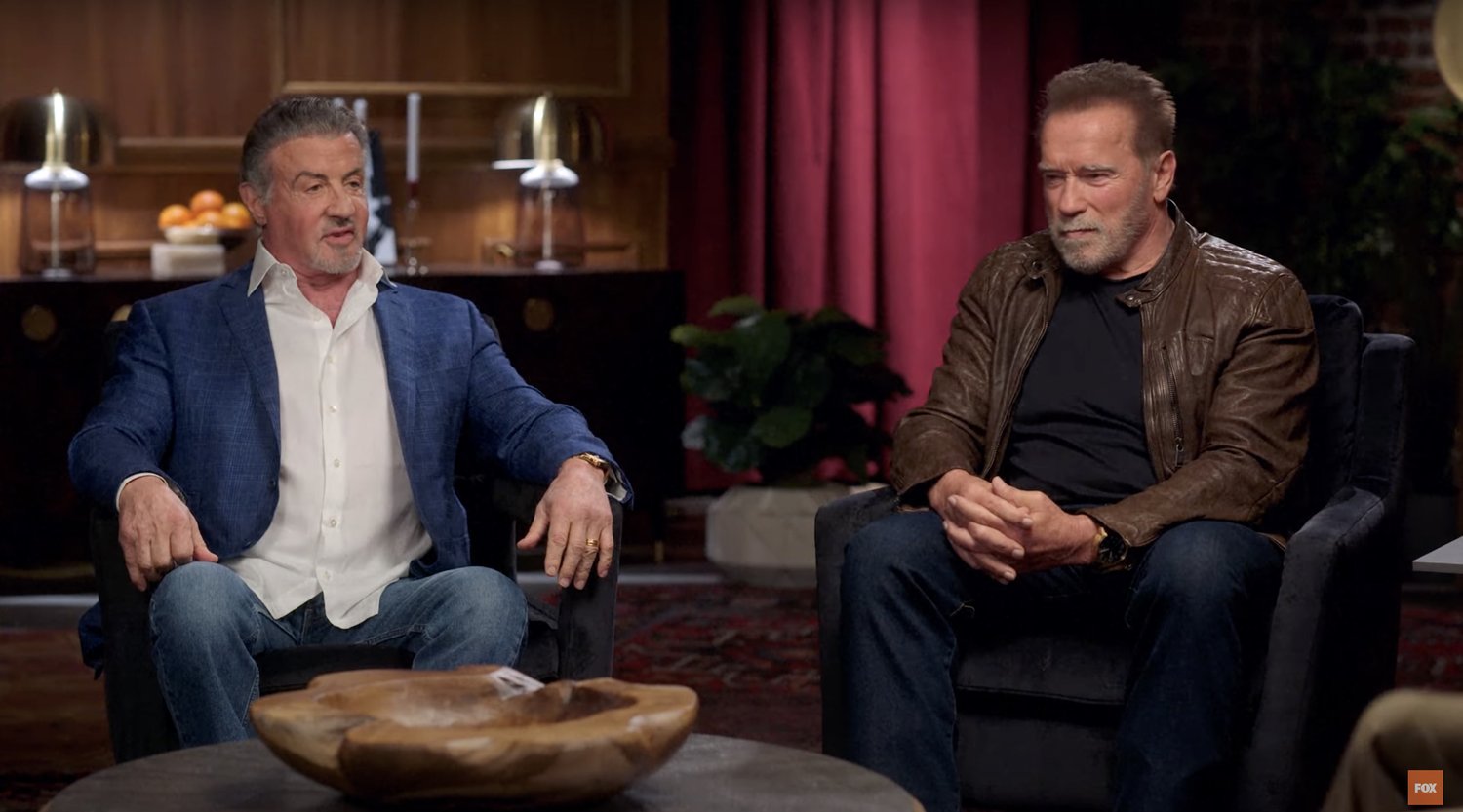 Arnold Schwarzenegger and Sylvester Stallone Sit Down For a New TV Special and Here’s a Trailer — GeekTyrant