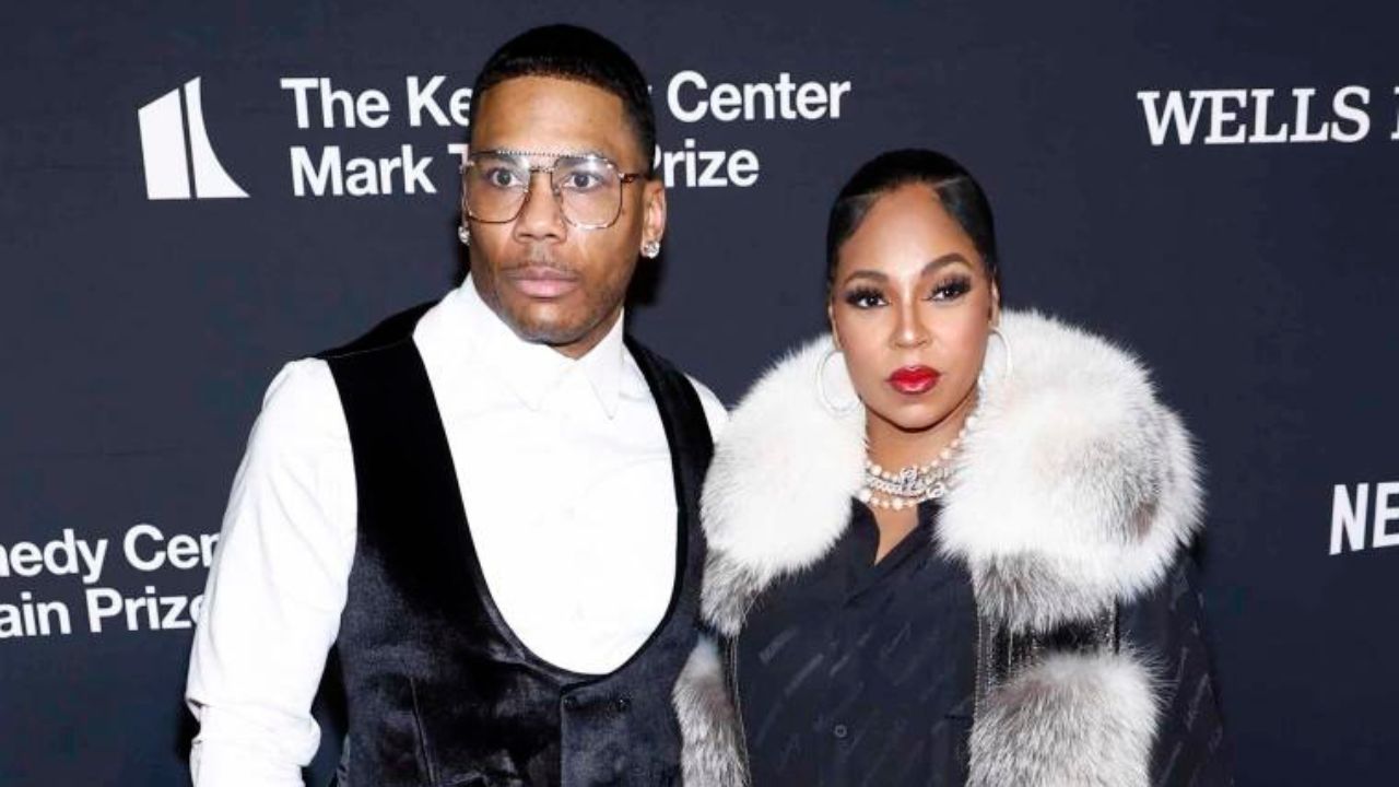 Ashanti Announces Her Pregnancy in a $160 Black Akira Embellished Mini Shirt Dress – Fashion Bomb Daily