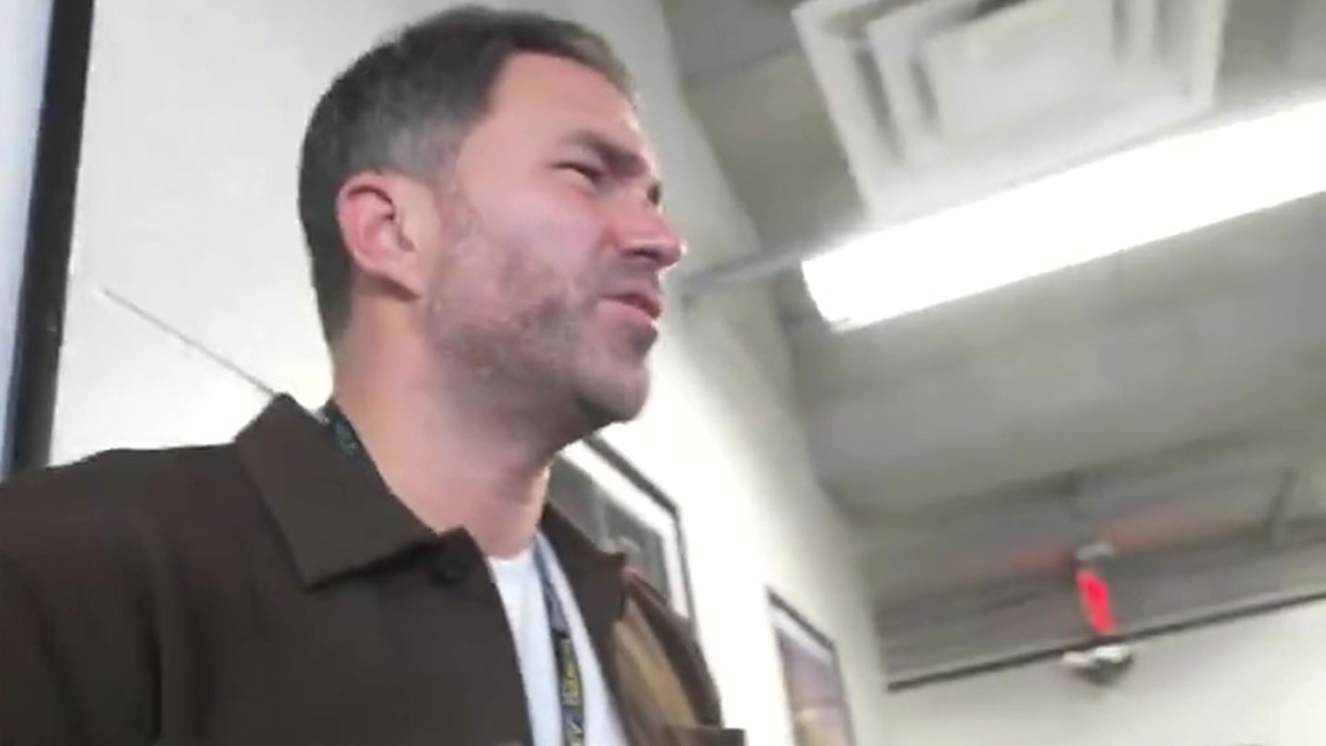 Eddie Hearn yells ‘f*** you’ in X-rated backstage row with Ryan Garcia’s father after Devin Haney fight