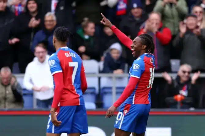 Eze scores stunning acrobatic in Palace’s 5-2 win over West Ham