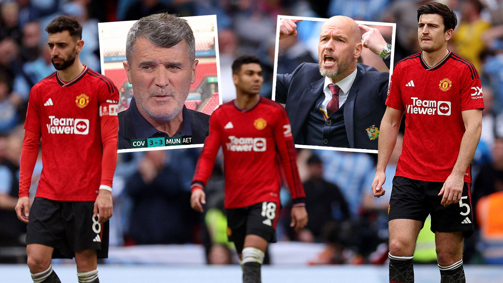 ‘I don’t like what I see’ – Disgusted Roy Keane blasts Man Utd and says they ‘looked like the Championship team’