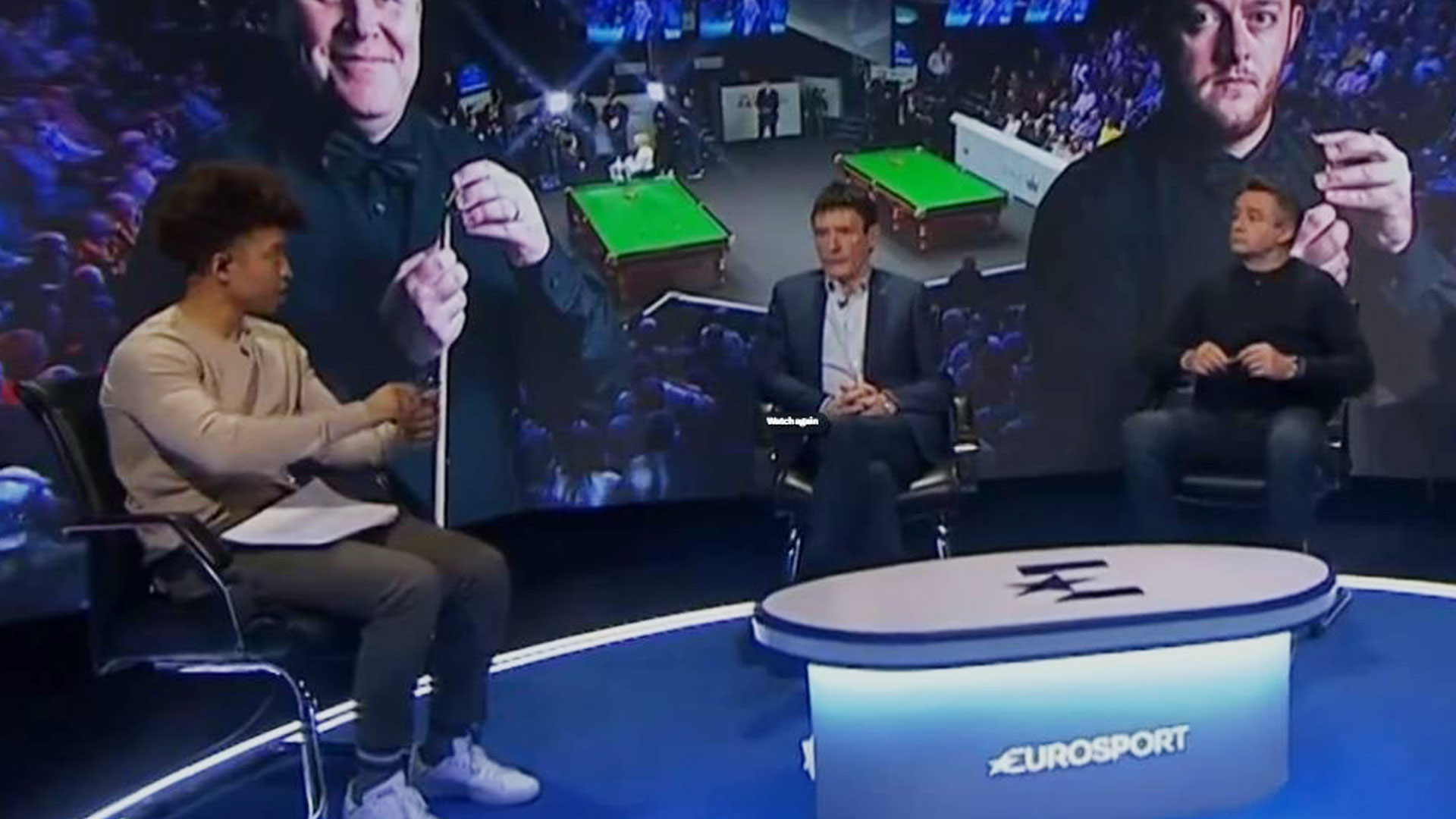 ‘I probably shouldn’t do this’ – Eurosport snooker presenter reveals secrets about pundits White and McManus