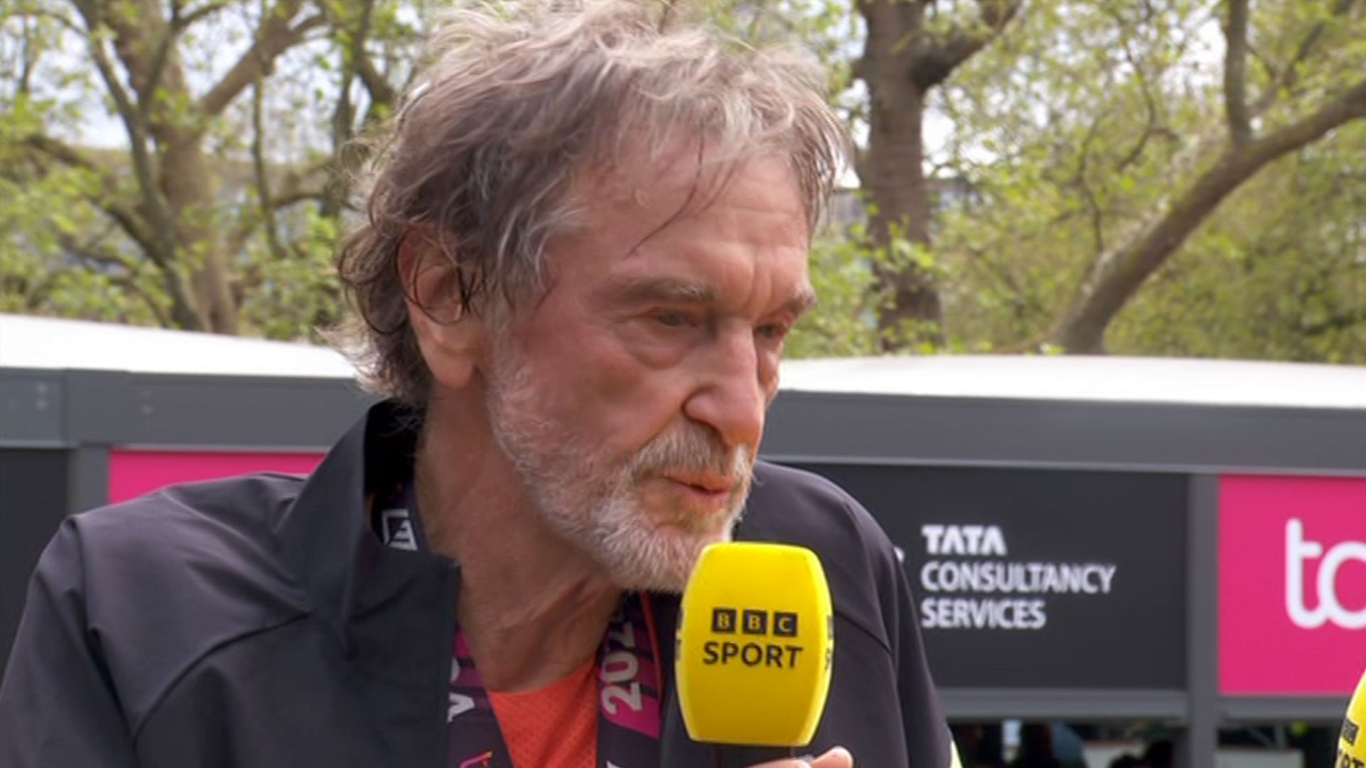 I’m in a rush,’ Sir Jim Ratcliffe says live on BBC after running Marathon as he thinks Man Utd have ‘already kicked off’