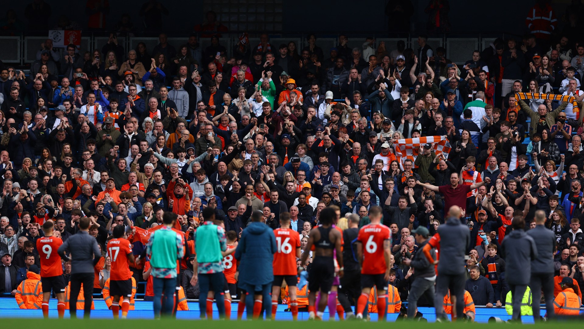 Luton fans unveil cheeky Stuart Attwell banner.. and it’s bound to anger Premier League relegation rivals