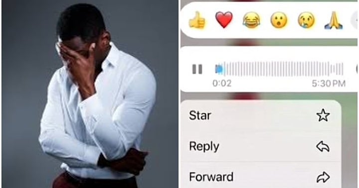 Man leaks voice note girlfriend sent to him after pastor prophecy