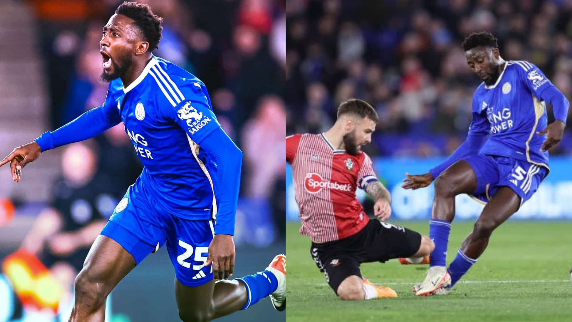 Ndidi scores back-to-back league goals as Leicester rout Southampton 5-0