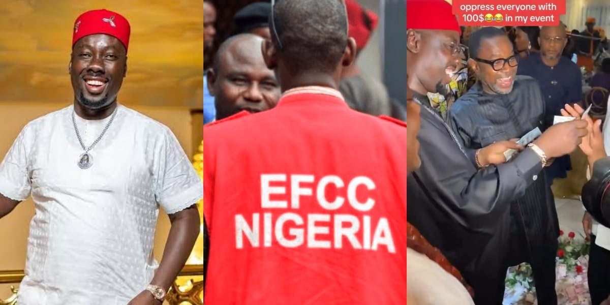 Nigerians mock EFCC as video of Obi Cubana spraying dollars only pop up amidst Chief Priest’s arrest