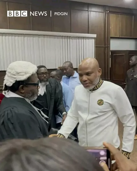 PHOTOS: Nnamdi Kanu In Court Today – TheNGblog