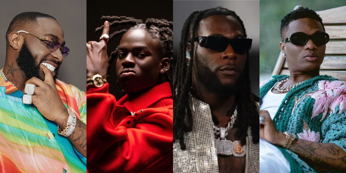 Rema reveals he is officially on same level with Wizkid, Davido and Burnaboy