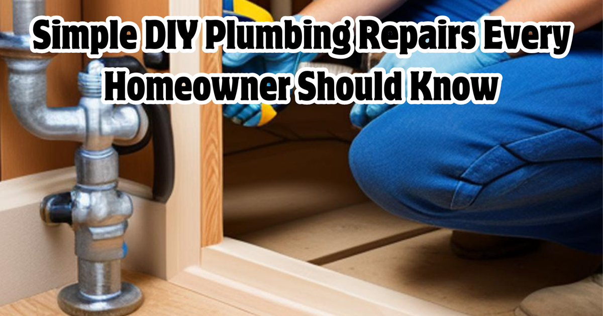 Simple DIY Plumbing Repairs Every Homeowner Should Know