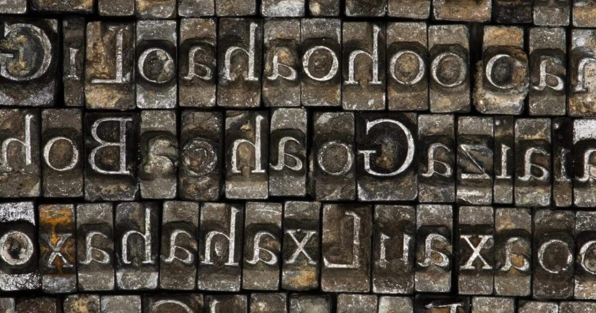 A Remarkable Typeface Resurfaces from the Thames After Being Dumped in the River More Than a Century Ago — Colossal