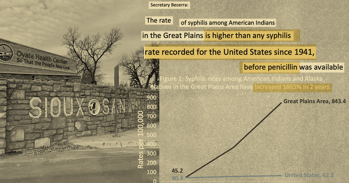 Amid Syphilis Outbreak in Great Plains Tribes, Feds Silent — ProPublica