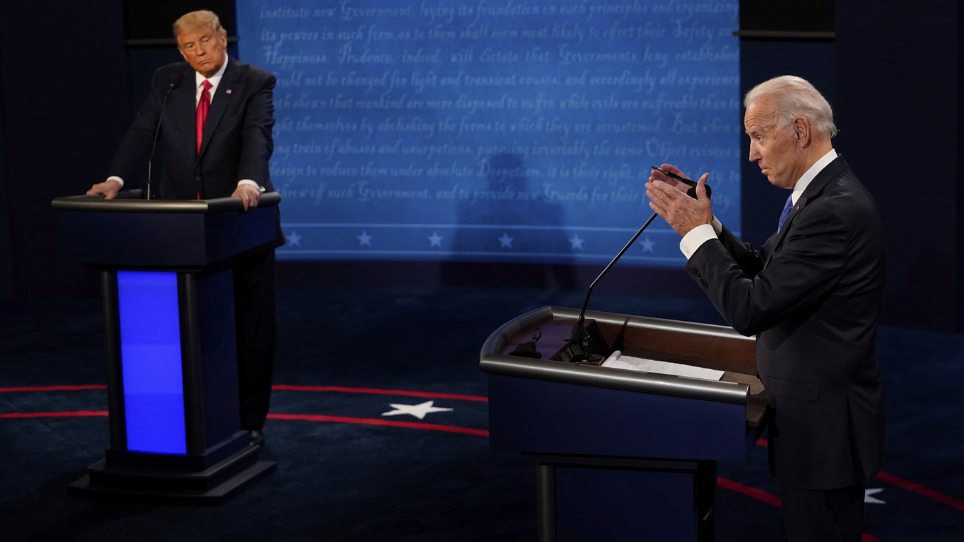 Biden and Trump presidential debates; outdoor time and myopia : NPR