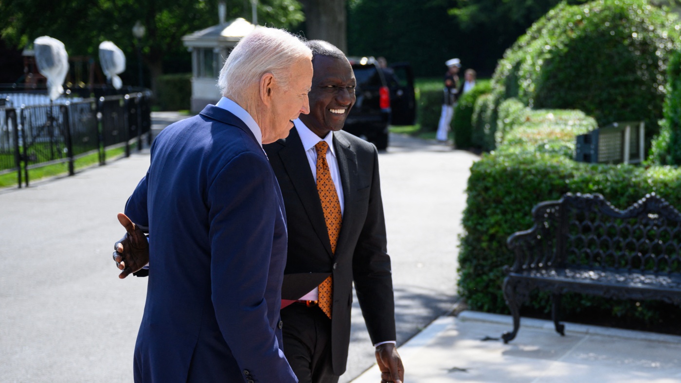 Biden will name Kenya a major non-NATO ally during state visit : NPR