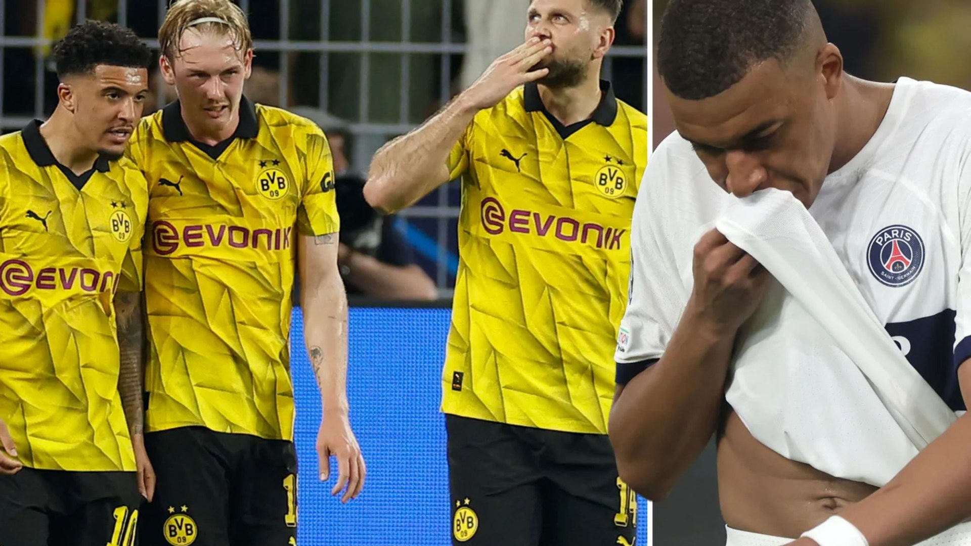 Borussia Dortmund 1 PSG 0: Man Utd outcast Sancho has one foot in Champions League final as Mbappe woe continues