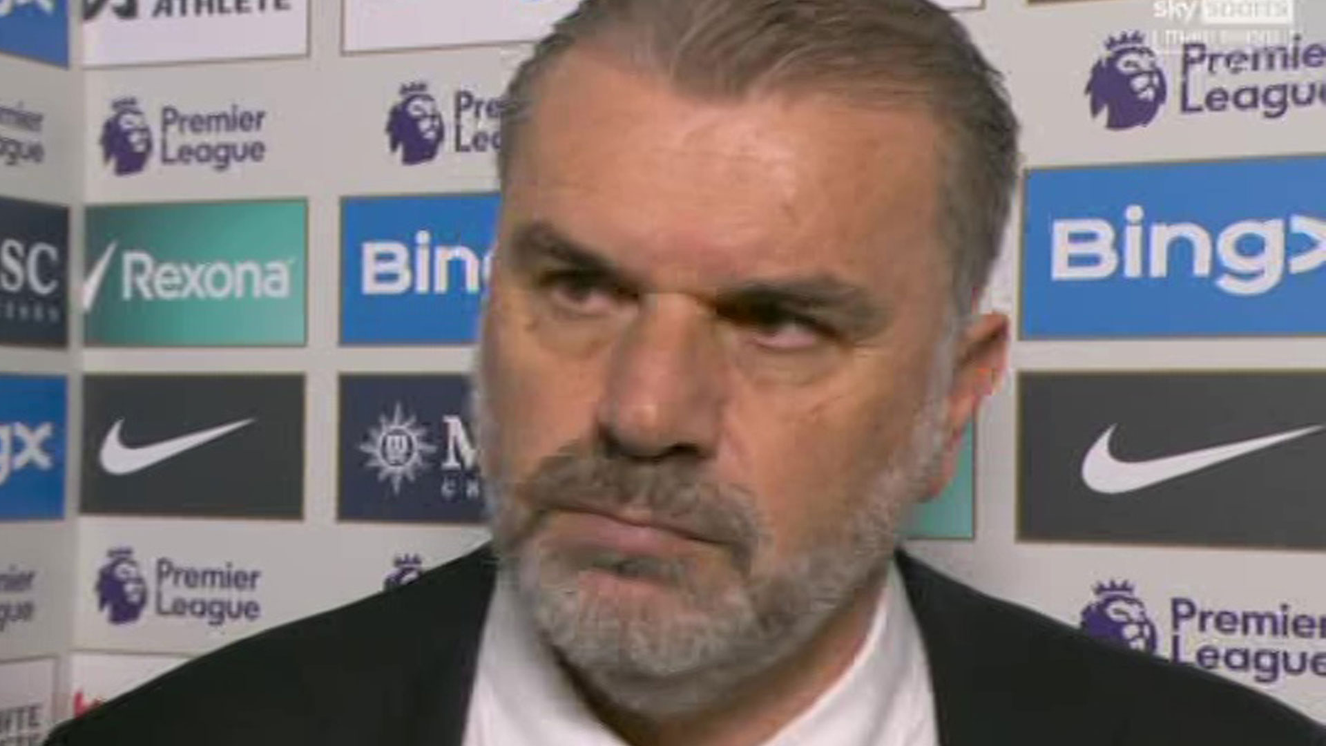 ‘Come on mate, want me to write you a dossier?’ – Postecoglou fumes in live TV interview when asked about Tottenham loss