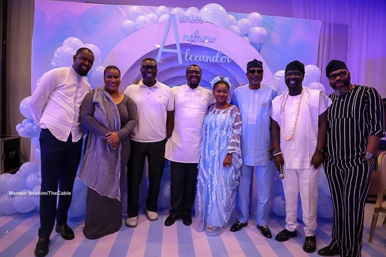 Comedian Ali Baba, wife dedicate their triplets in Lagos (PHOTOS)