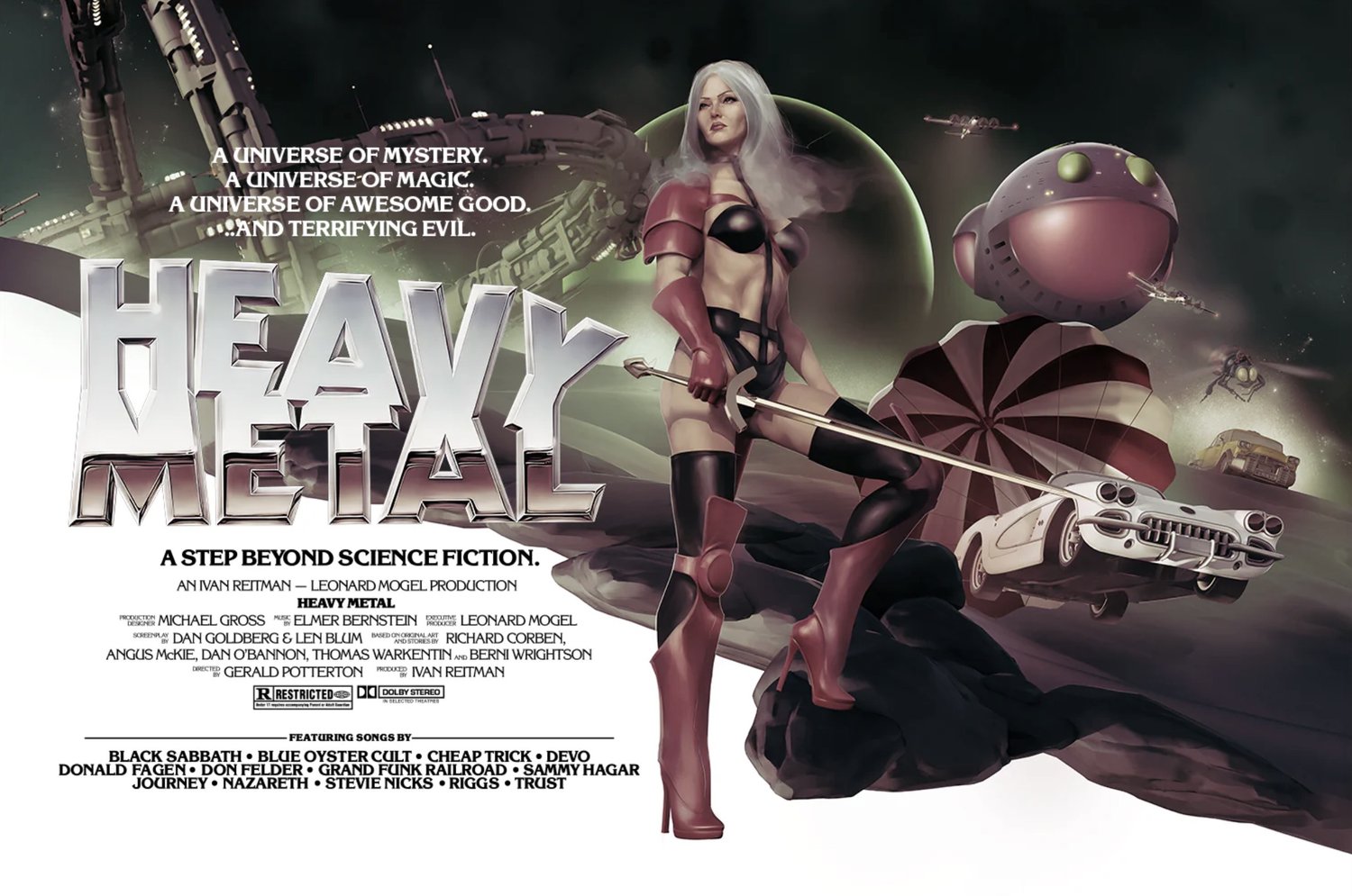 Cool HEAVY METAL Poster Art Created By Artist Aaron Lea — GeekTyrant