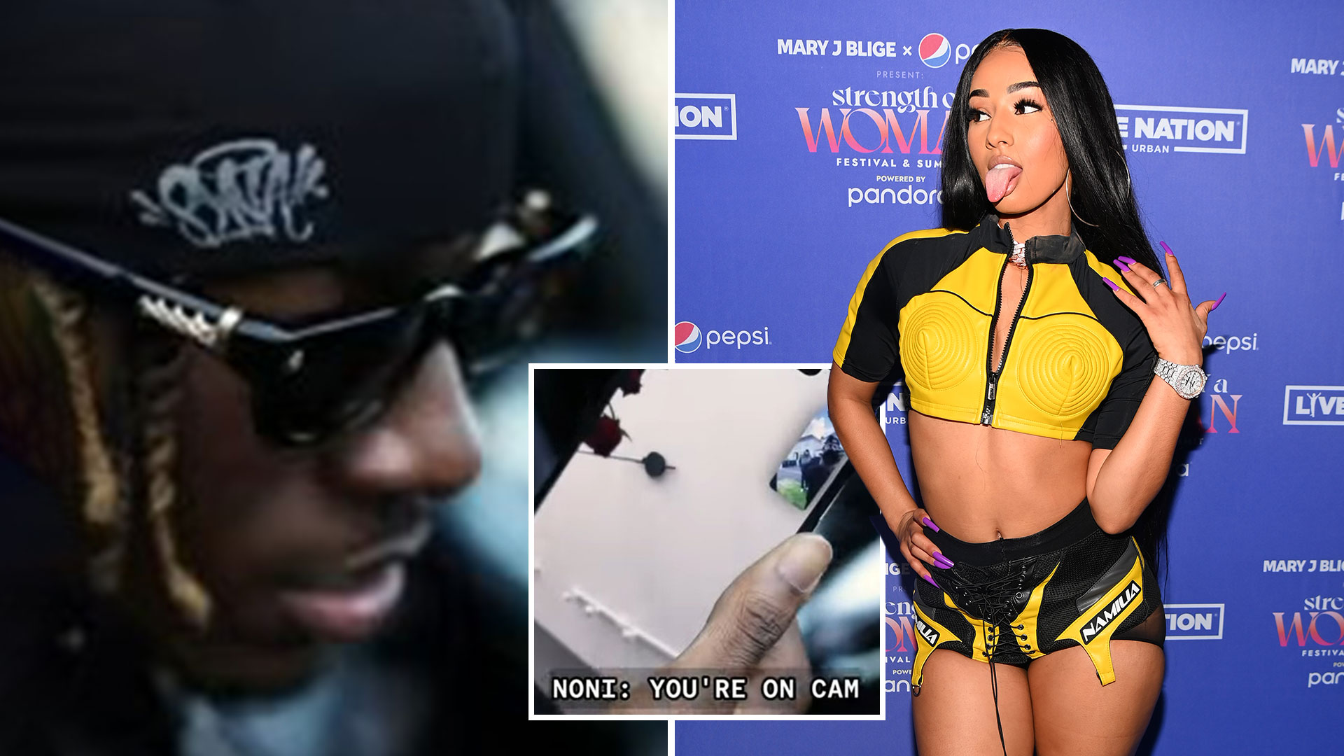 Fans say ‘Noni Madueke, we’re onto you’ after noticing Chelsea star’s hasty video message to OnlyFans rapper Rubi Rose