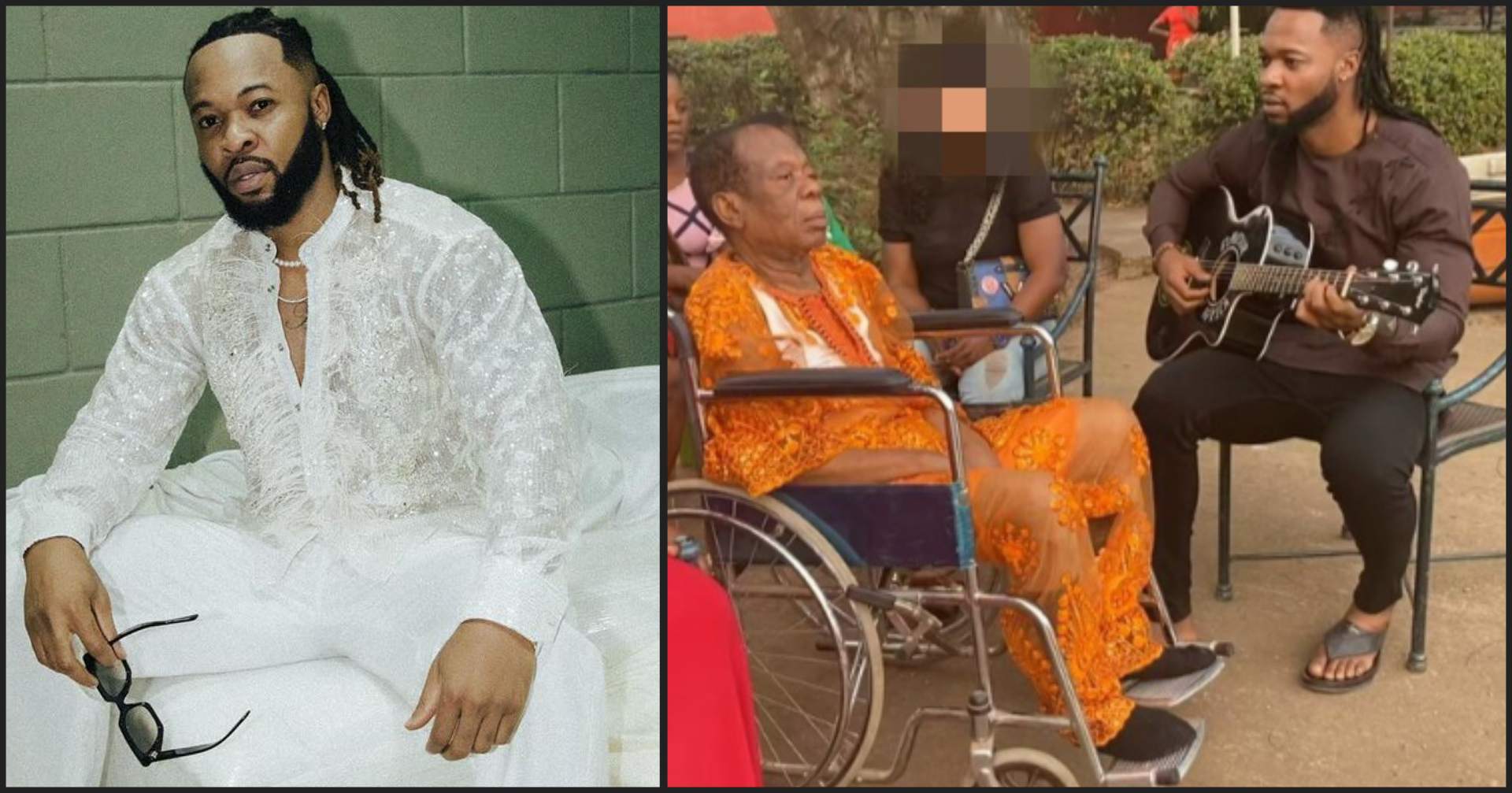 Flavour heartbroken as he loses dad