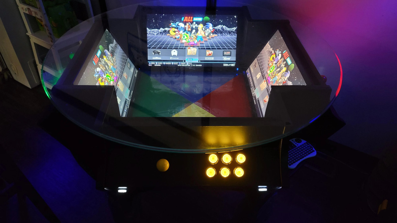 Gather ‘Round This Unique 4-Player Arcade Cabinet