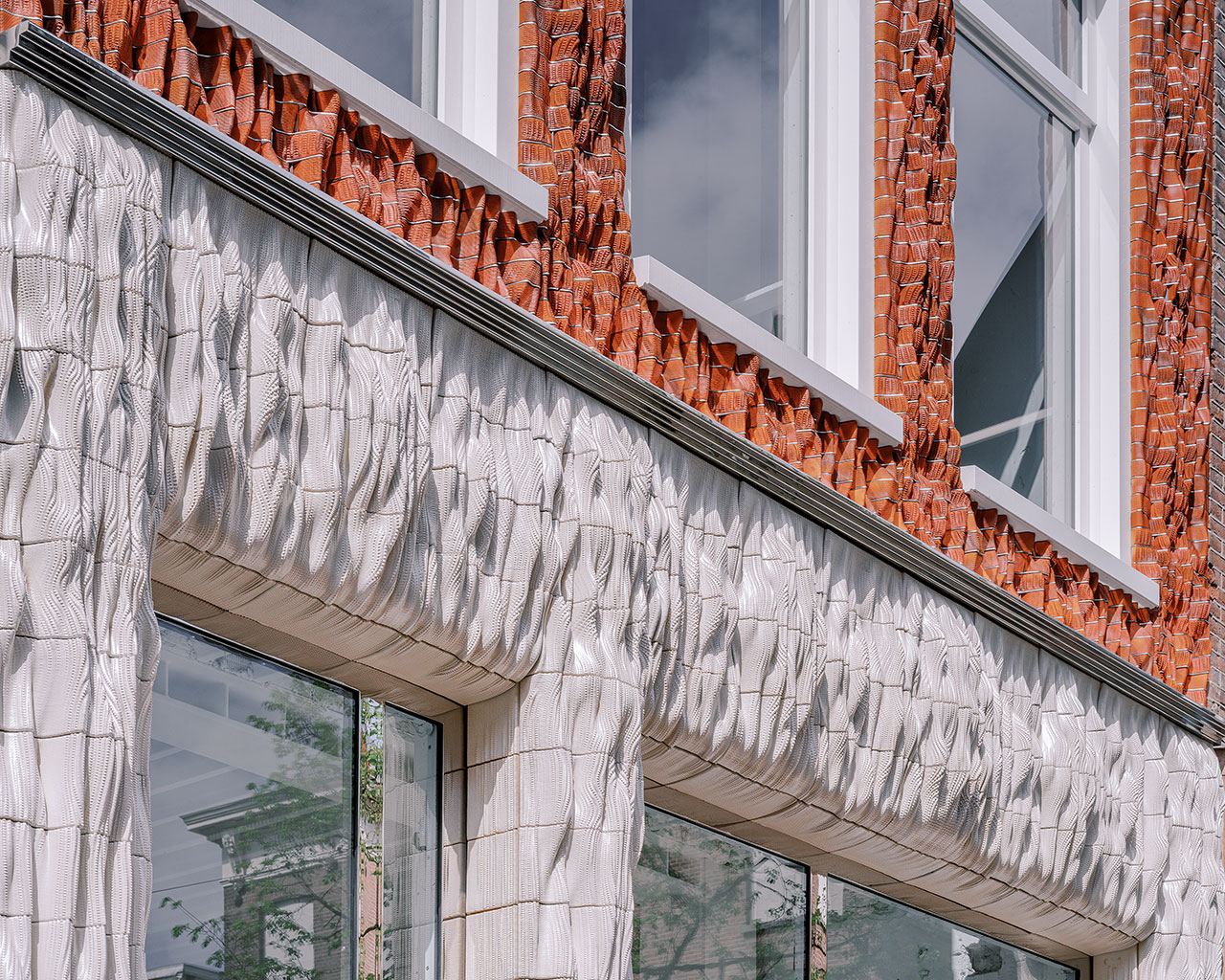 Historic Building With a 3D-Printed Ceramic Facade in Amsterdam