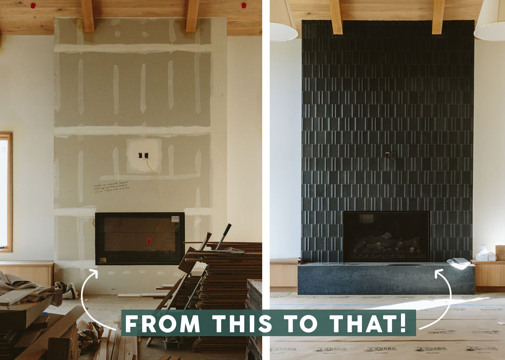 How We Built Two Tiled Fireplaces And What We Learned