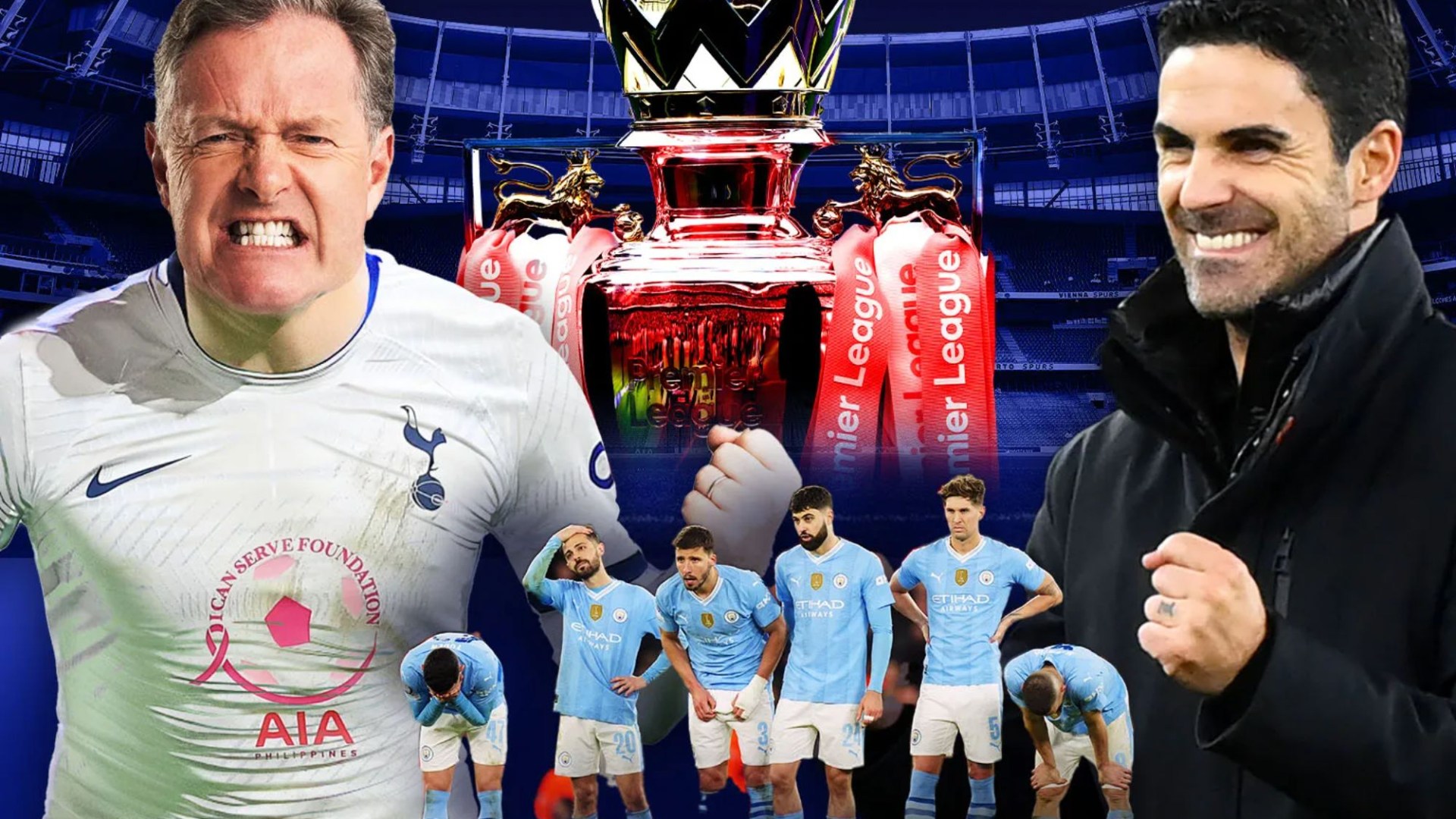 I’ll be Tottenham’s biggest fan against Man City, vows Piers Morgan – here’s how I imagine the horrific day will go