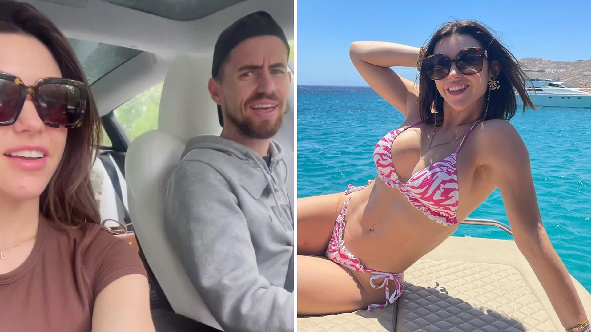 Jorginho’s Wag hits out at ‘haters’ as she calls Arsenal ace ‘so f***ing handsome’ and brags about his skills in bed