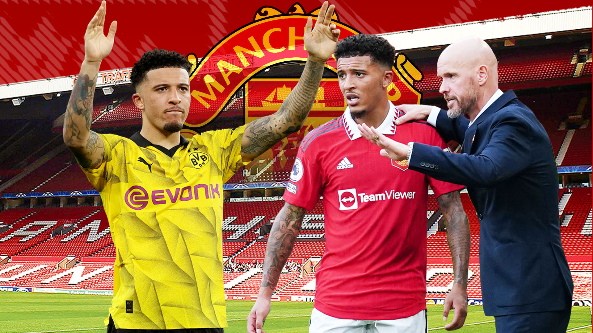 Man Utd have held meetings with Jadon Sancho in shock bid to bring him BACK to club next season despite Ten Hag fallout