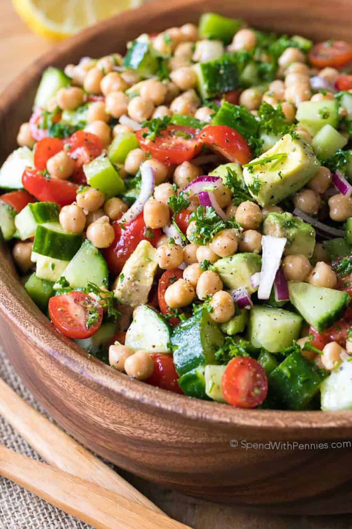 bowl of Chickpea Salad