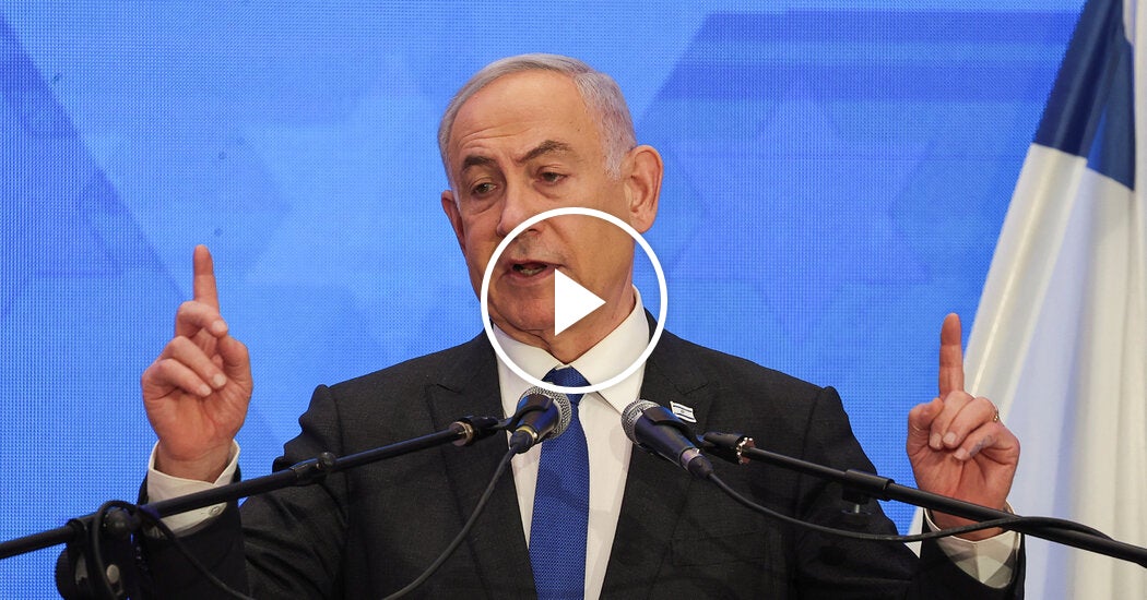 Netanyahu Slams I.C.C. for Seeking Warrants Against Israeli Leaders