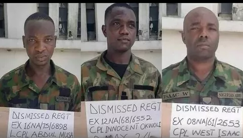 Nigerian Army Dismisses Three Soldiers Arrested For Armed Robbery And Kidnapping Of Truck Drivers – TheNGblog