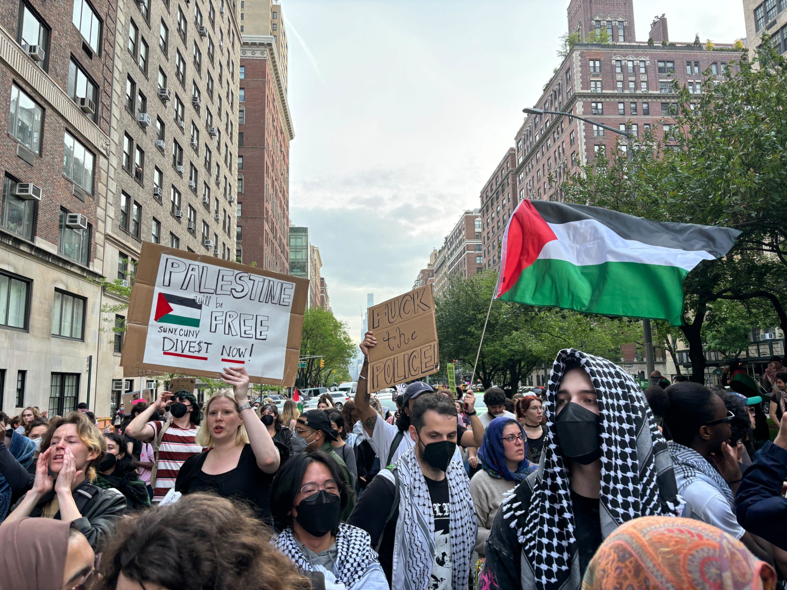 Pro-Palestine Protesters Arrested Outside the Met Gala