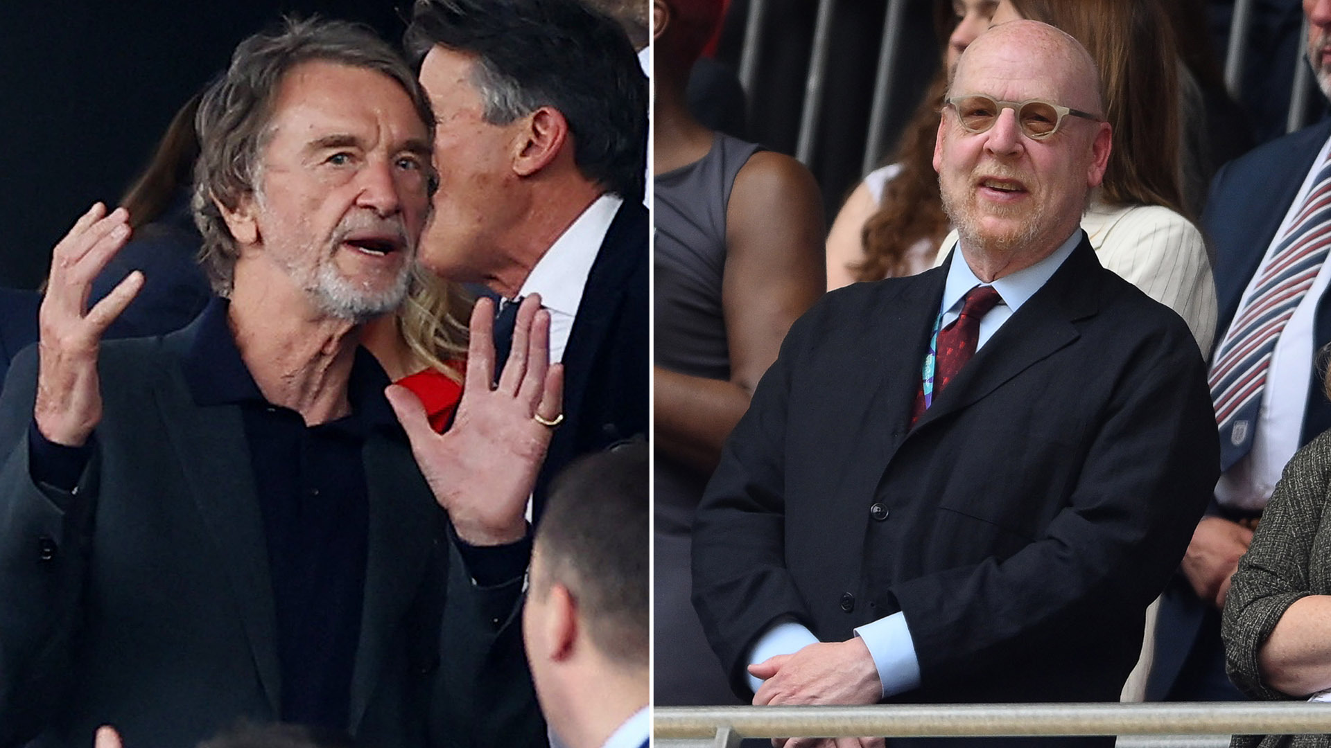 Sir Jim Ratcliffe’s unlucky Man Utd record revealed as he endures soaked Old Trafford while Glazer sees trophy lifted