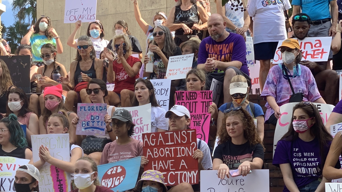 Six-week abortion ban takes effect in Florida : NPR