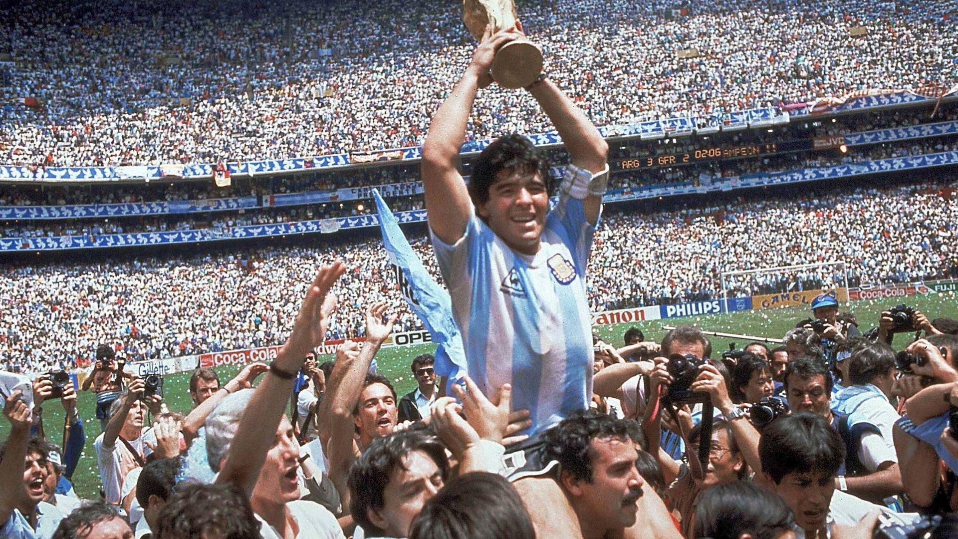 ‘Stolen’ trophy won by football legend Diego Maradona at ‘Hand of God’ World Cup to ‘sell for millions’ at auction