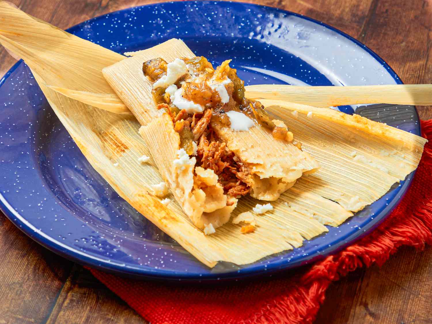 Tamales Rojos de Puerco (Red Pork Tamales) Recipe