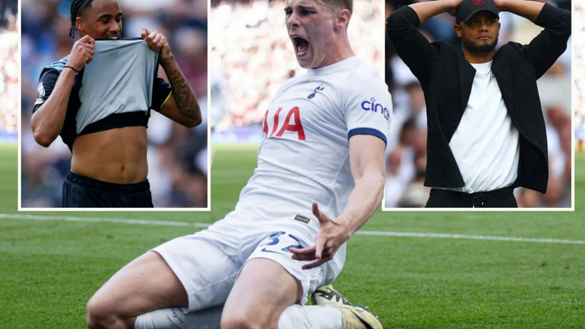 Tottenham 2 Burnley 1: Clarets RELEGATED as Spurs leave it late to keep Champions League hopes alive