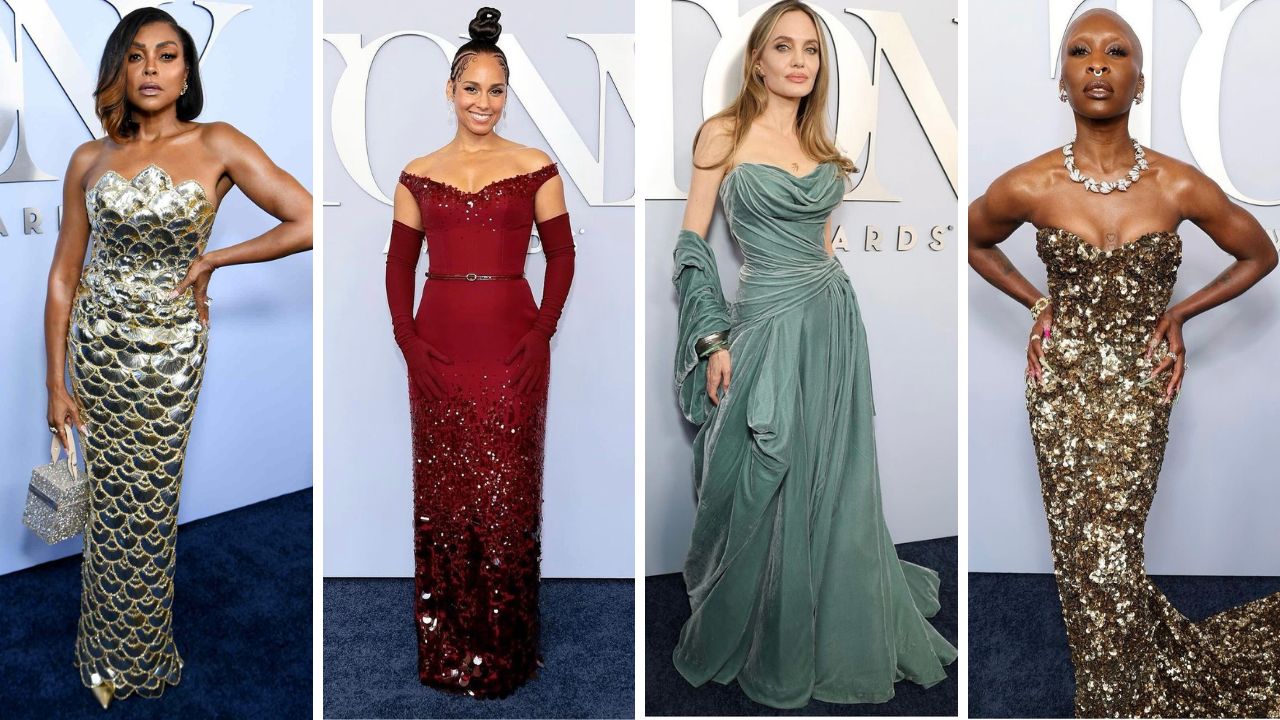 Alicia Keys I Gucci, Angelina Jolie in Vivienne Jolie, Taraji P. Henson in Oscar De La Renta, Cynthia Erivo in Custom Louis Vuitton + More! – Fashion Bomb Daily