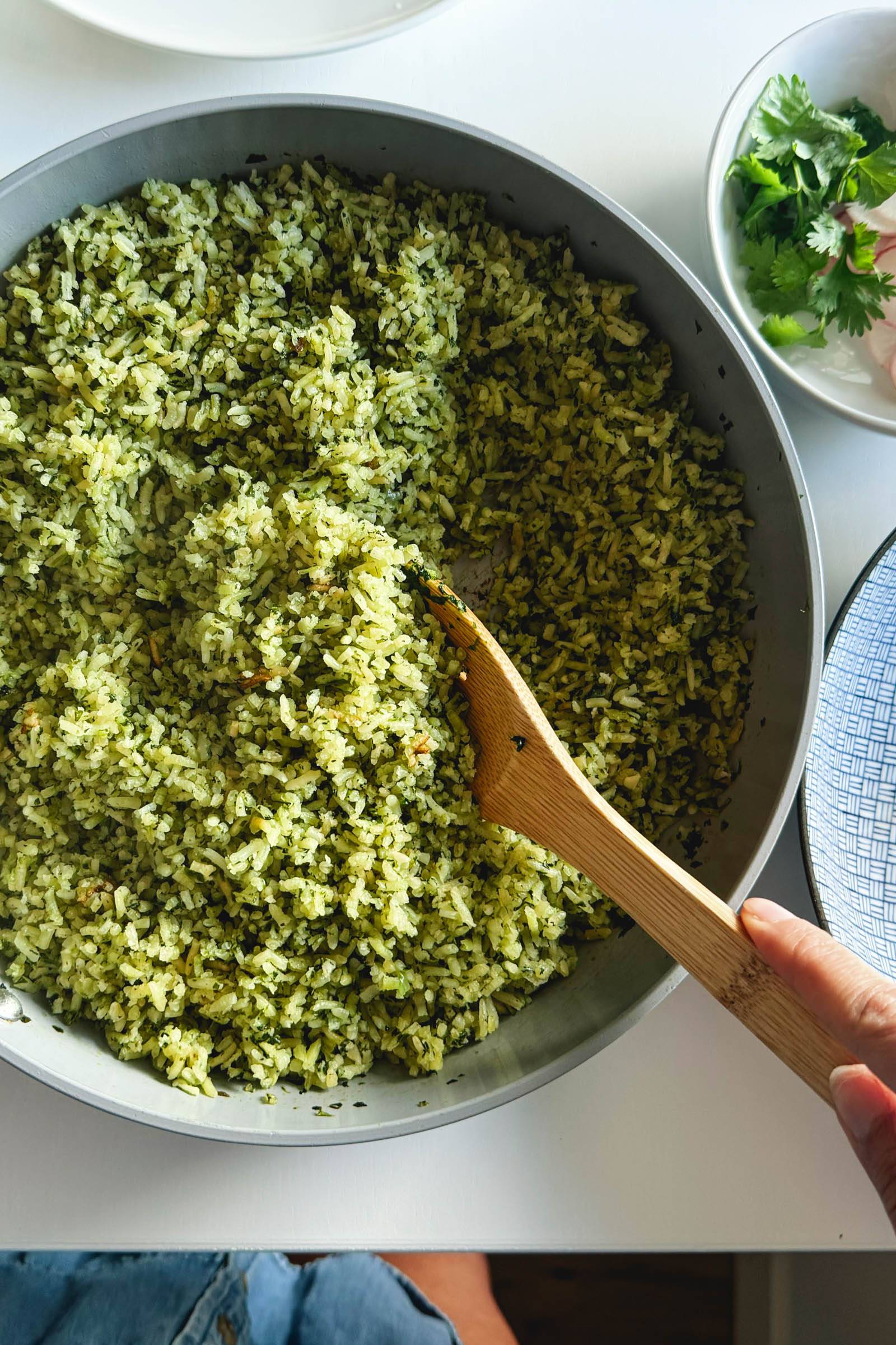 Amazing Green Rice Recipe – Pinch of Yum