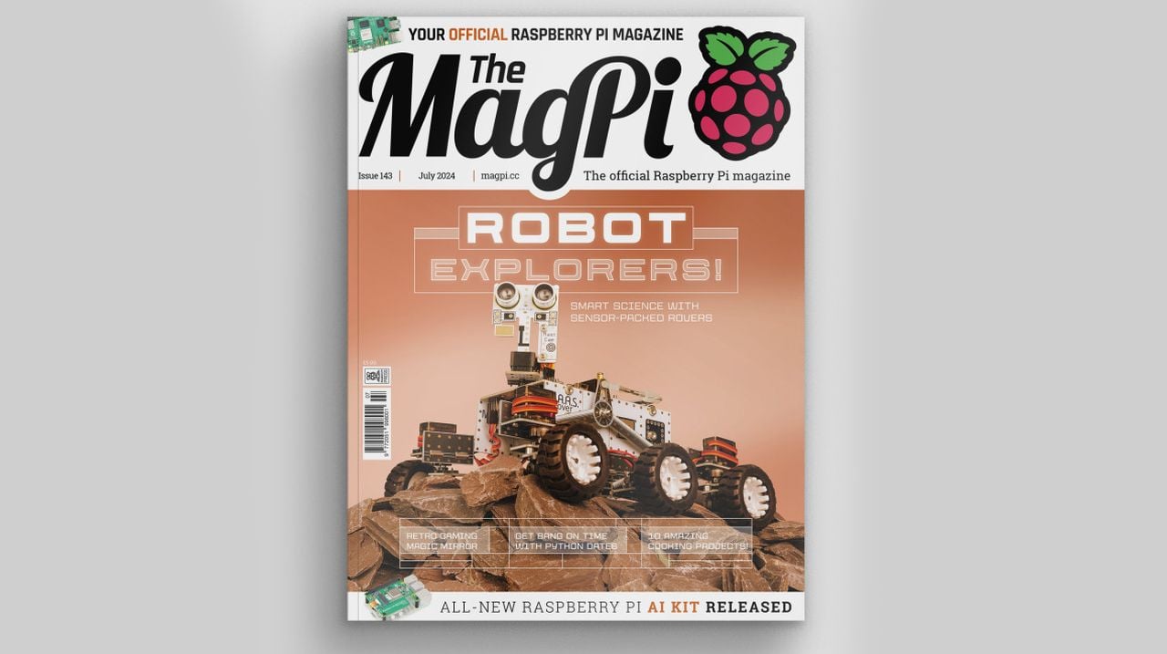 Build a Raspberry Pi powered M.A.R.S robotic rover with MagPi