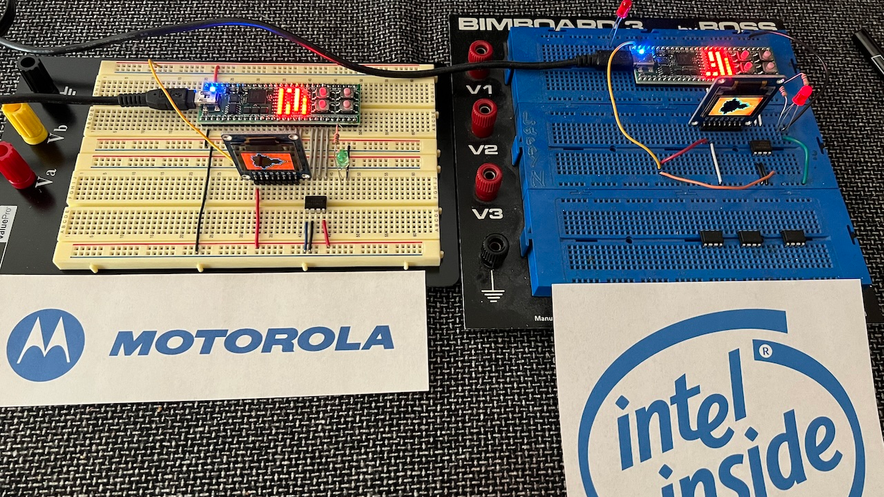 Comparing X86 And 68000 In An FPGA