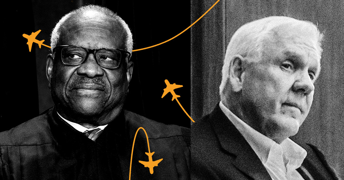 Harlan Crow Provided Clarence Thomas Additional Private Jet Flights: Senate Investigators — ProPublica