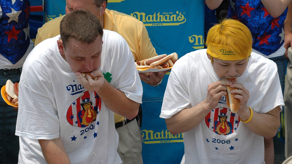 Joey Chestnut and Takeru Kobayashi Facing Off in Netflix Hot Dog Eating Contest