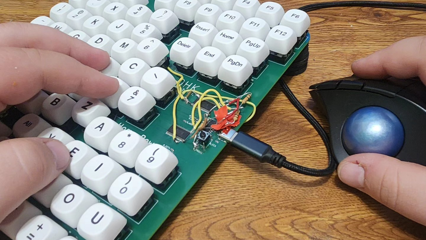 One-handed PS-OHK Keyboard Doesn’t Need Chording Or Modifier Keys