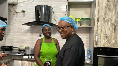 Peter Obi Celebrates Chef Grace’s New Guinness World Record In Home Cooking Marathon (Photos) – TheNGblog