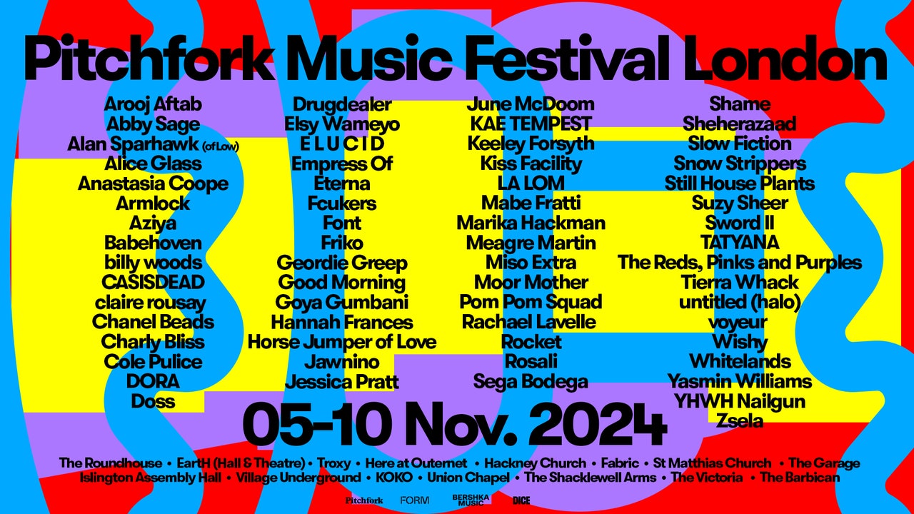 Pitchfork Music Festival London 2024 Adds Second Wave of Artists