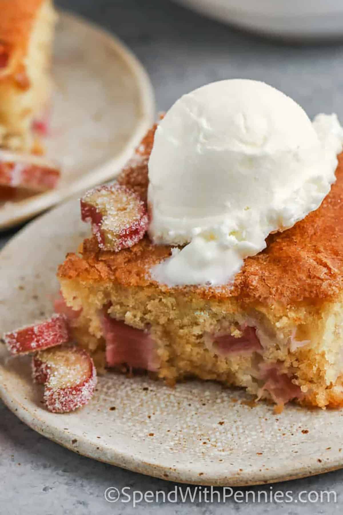 Rhubarb Cake – Spend With Pennies