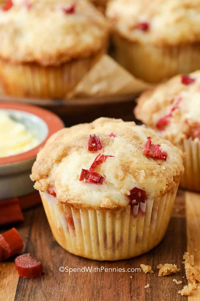 Rhubarb Muffins – Spend With Pennies